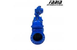 China Cast Iron Soft Seal Flange Elastic Seat Switch Valve Hand Electric Gate Valve supplier