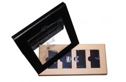 China Pantone Printing Empty Magnetic Palette Black Cardboard Makeup Palette supplier