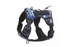 China K9 Soft Reflective Custom Pet Harness Tactical Adjustable Cat Dog Harness Vest Set supplier
