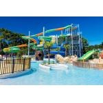 ODM Kids Play Amusement Water Games Fiberglass Slide For Swimming Pool for sale