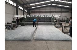 China 60×80 Mm Hot Dipped Galvanized Gabion Baskets / Box For Retaining Wall supplier