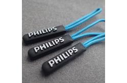 China Rubber OEM Zipper Slider Puller For Bag pack supplier