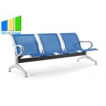 3-6 Seaters Stainless Steel Medical Office Waiting Room Chairs / Airport Seaters for sale