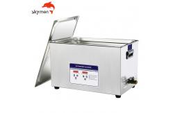 China 30L Benchtop Ultrasonic Cleaner Slope Touch Control Panel With Digital Timer / Heater supplier