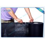 Black Perforated Pp Non Woven Fabric , Spun Bonded Non Woven Fabric For Mattress Quilting Back for sale