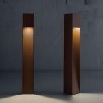 120V Led Garden Bollard Lights Customized Thickness Energy Saving