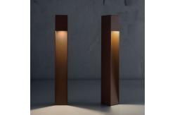 China 120V Led Garden Bollard Lights Customized Thickness Energy Saving supplier