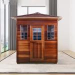 Garden Cabin Outdoor Steam Sauna , Outdoor Wooden Sauna Room for sale