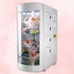 24 Hours Hospital Clinic Vending Machine With Transparent Shelf For Flowers for sale