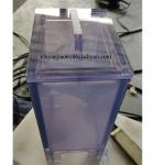 100mm X140mm X195mm Small Transparent PVC Tanks With  Lid For Laboratory for sale