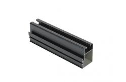 China Casement Window Frame , Triangle Bronze Anodized Hollow U Shape 6063 Aluminum Extrusion Profile supplier