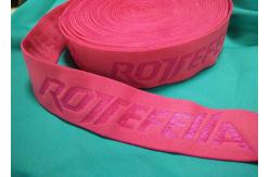 China Custom Nylon Spandex Embossed Underwear Jacquard Non Elastic Cord Waistband supplier
