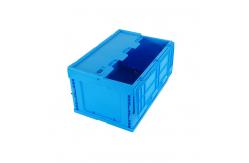 China plastic collapsible warehouse fruit picking crate foldable feature plastic crate supplier