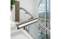 China Compact Stainless Steel Handrails with 8mm Glass Clamps for Glass Railings supplier