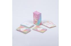 China Matte PVC Plastic Learning Game Cards 300g White Cards supplier