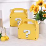 Custom Yellow Question Mark Folding Paper Gift Box for sale