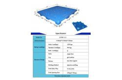 China HDPE Reversible Rackable Plastic Pallets One Piece Injection Molding supplier