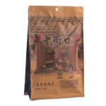 Custom Clear Paper Stand Up Pouches With Zipper For Food Packaging