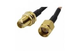 China 50 OHm RG316 Jumper Coaxial RF Pigtail Cable For Signal Repeater supplier