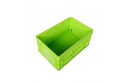 China Standard Size Green Collapsible Plastic Containers / Foldable Plastic Box supplier