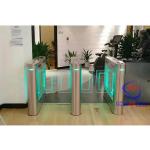Luxury Electronic Pedestrian Turnstile Gate With NFC RFID Card Automatic Baffle for sale