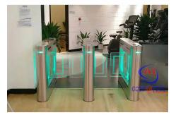 China Luxury Electronic Pedestrian Turnstile Gate With NFC RFID Card Automatic Baffle supplier