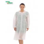 PP Disposable Lab Coat Medical Non Woven Lab Coat With Snaps For Hostipal for sale