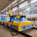 Explosion Proof Track Handling Electric Transfer Flatbed Cart For Spray Booth
