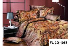 China 3D Disperse Printed Bedsheet Polyester Sheet Set supplier