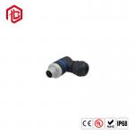 Bett M12 4pin right angle electric power connector IP67 waterproof panel cable connector for sale