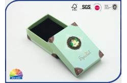 China Brooch Gift Paper Packaging Box Custom Logo Print With Sponge Insert supplier