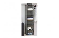 China Foldable Heavy Duty 6 Shelf Hanging Closet Organizer supplier