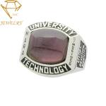 Embossed University Customized Class Rings for sale