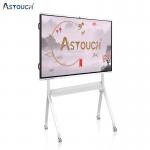 60Hz Smart Board Interactive Flat Panel Display Whiteboard 75 Inch Silver