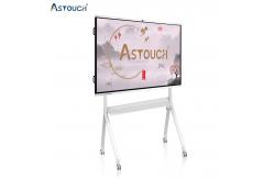 China 60Hz Smart Board Interactive Flat Panel Display Whiteboard 75 Inch Silver supplier