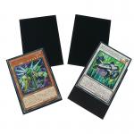 Wholesale Custom 62x89mm Card Sleeves Black Orange Texture Trading Card Sleeves for sale