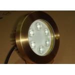 DMX512 Brass 2700K 6W RGB Led Underwater Pool Lights