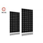 350W Mono Black Solar Panels , 24V Commercial Solar Panels With Low LID for sale