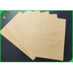135gsm 400gsm Recyclable Brown Kraft Paper Roll For Packing Food for sale