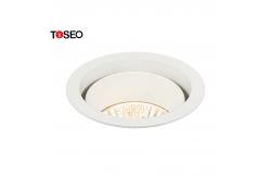 China Round 76mm Recessed Mounted LED Downlight Fixture Pure Aluminium supplier
