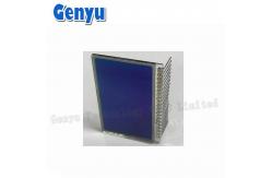 China Custom STN Segmented LCD Display Blue Background White Digits For Mixer Machine supplier