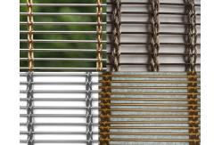 China Aluminum Cable Welded Wire Fabric , Architectural Metal Mesh Panels Flexible supplier