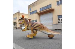 China Animatronic Dinosaur Ride with Three Wheels Electric Dinosaur Scooter for Kids supplier