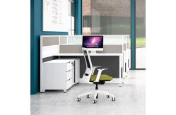 China 60mm Thickness Office Workstation Partitions Cubicle 6 Staff Workstation Table supplier