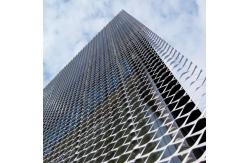 China Wall Cladding Facade Decorative Expanded Aluminum Mesh Metal supplier