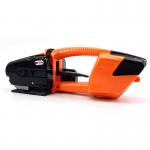 Portable Electric Baler Orange PET And PP Removable Battery for sale