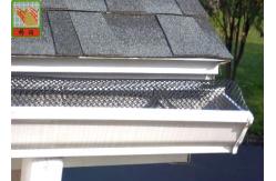China Precision Plastic Construction Netting / Plastic Gutter Screens Leaf Moss Guard Debris Protection supplier