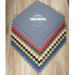Interlocking Vinyl Floor Tile 500*500mm Checker Plate Surface