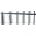 Elegant Balustrades Handrails Horizontal Slats Metal Fence Long Service Life for sale