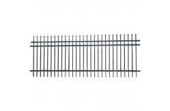 China Elegant Balustrades Handrails Horizontal Slats Metal Fence Long Service Life supplier